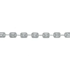 Armband Sparkling Diamonds Silver