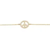 Armband Sparkling Peace Förgyllt / Roséförgyllt Silver