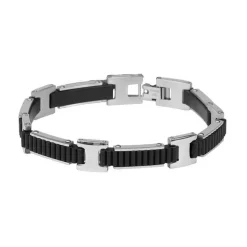 Armband Stål / Gummi