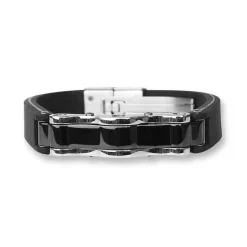 Armband Stål / Gummi