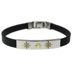 Armband Stål / Gummi