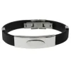 Armband Stål & Gummi