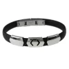 Armband Stål & Gummi