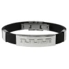 Armband Stål & Gummi