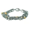 Armband Trefärgat Stål