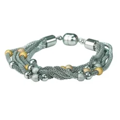 Armband Trefärgat Stål