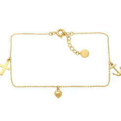 Armband Tro/Hopp/Kärlek 18K Guld