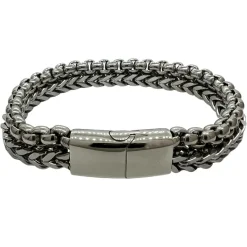 Armband Two-Line Stål