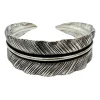 Armring Feather Oxiderat Silver