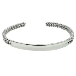 Armring ID-bricka Silver