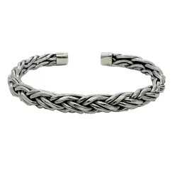 Armring Oxiderat Silver