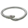 Armring Snake Rhodinerat Silver