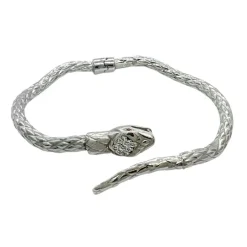 Armring Snake Rhodinerat Silver