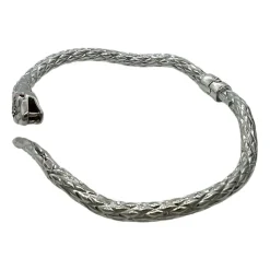 Armring Snake Rhodinerat Silver