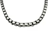 Boxlänk Halsband Silver - 4,75 mm