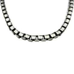 Boxlänk Halsband Silver - 4,75 mm