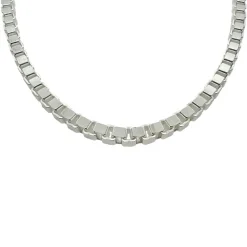 Boxlänk Halsband Silver - 4,75 mm