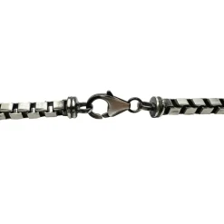 Boxlänk Halsband Silver - 4,75 mm