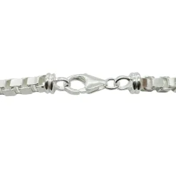 Boxlänk Halsband Silver - 4,75 mm