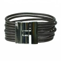 Brunt Läderarmband