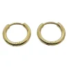 Classic Hoops Förgyllt Stål - 1,6 mm