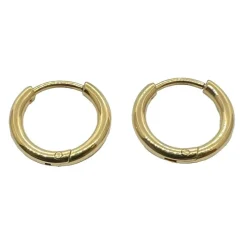 Classic Hoops Förgyllt Stål - 1,6 mm