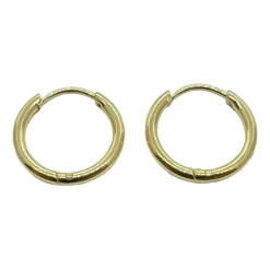Classic Hoops Förgyllt Stål - 1,6 mm