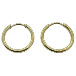 Classic Hoops Förgyllt Stål - 1,6 mm