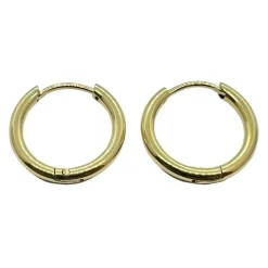 Classic Hoops Förgyllt Stål - 2 mm