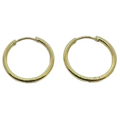 Classic Hoops Förgyllt Stål - 1,6 mm