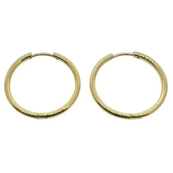 Classic Hoops Förgyllt Stål - 2,5 mm