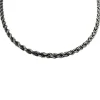 Cordellänk Oxiderat Silver 3,5 mm - Halsband
