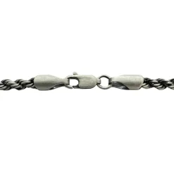 Cordellänk Oxiderat Silver 3,5 mm - Halsband