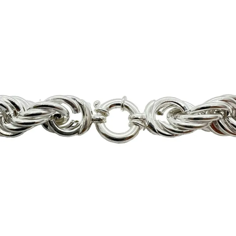 Cordellänk Silver 15 mm - Halsband