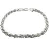 Cordellänk Silver Armband - 5 mm