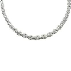 Cordellänk Silver Halsband - 5 mm