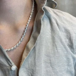 Cordellänk Silver Halsband - 5,8 mm