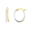 Creoler Bicolore 18K Guld - 14 x 19 mm