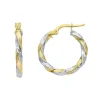 Creoler Bicolore 18K Guld - 19 mm
