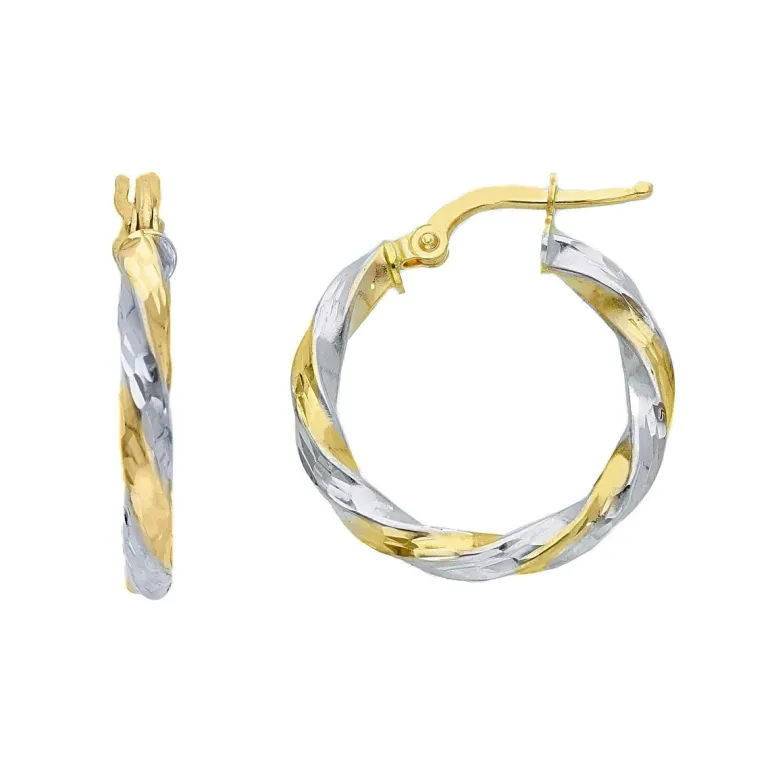 Creoler Bicolore 18K Guld - 19 mm
