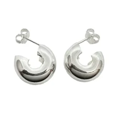 Creoler Chunky Silver - 8x15 mm