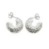 Creoler Chunky Silver - 8x15 mm