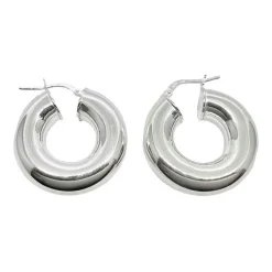 Creoler Chunky Silver - 8x25 mm