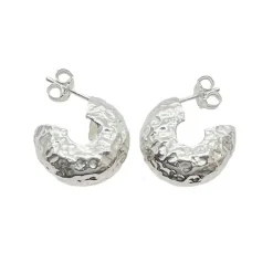 Creoler Chunky Silver - 8x15 mm