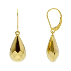 Creoler Drops 18K Guld - 10 x 34 mm
