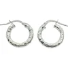 Creoler Hammered Silver - 3x16 mm