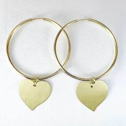 Creoler Heart Förgyllt Silver