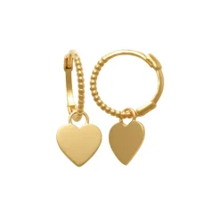 Creoler Hearts 18K Guld