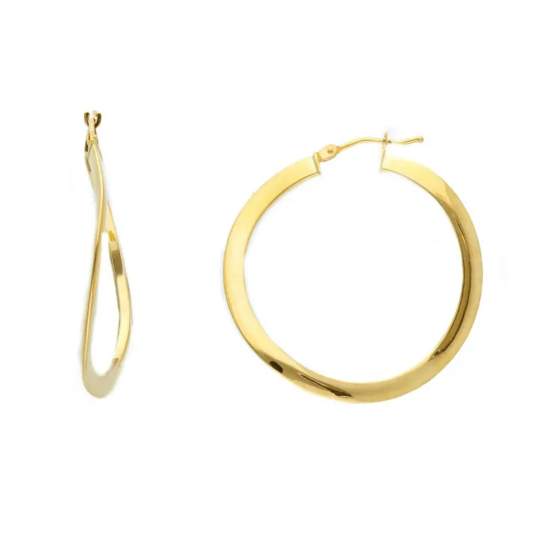 Creoler 18K Guld - 35 mm