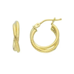Creoler 18K Guld - 12,5 mm